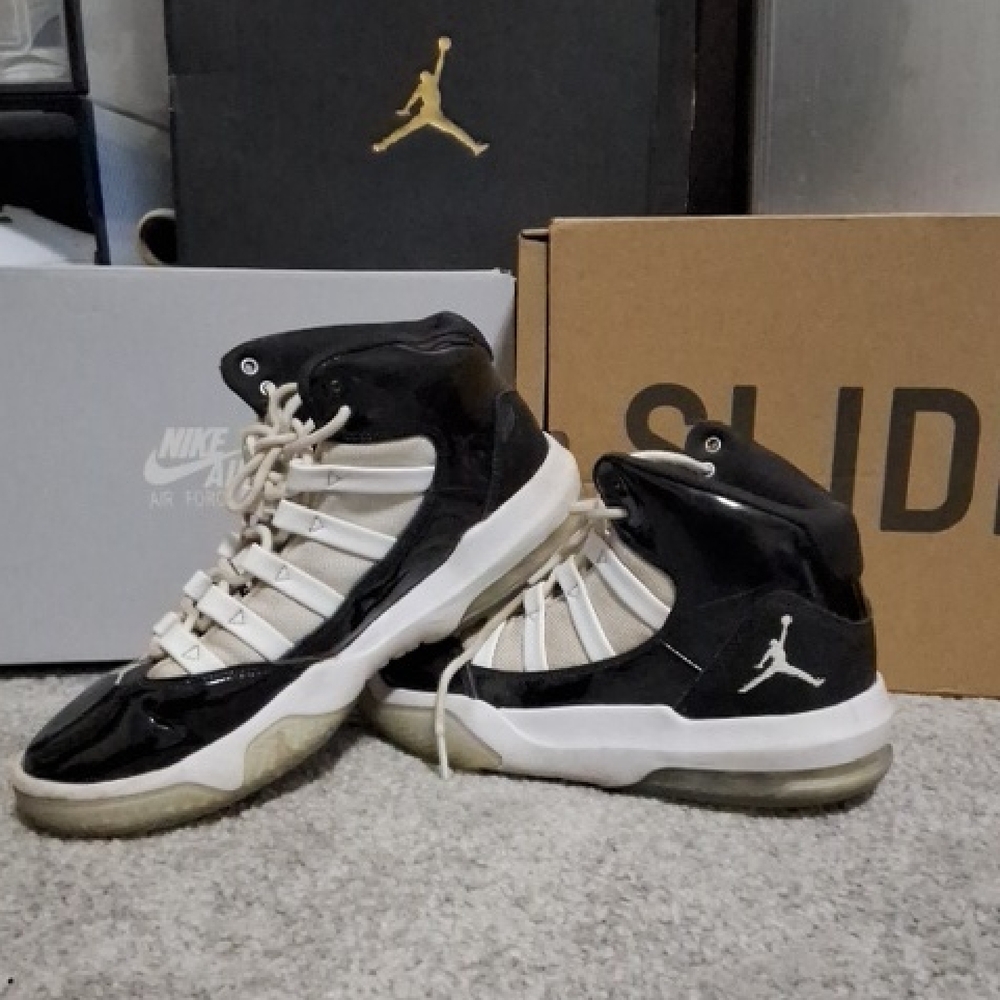 Nike Air Jordan Black and White Sneakers
